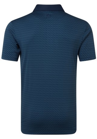 FootJoy Star Geo Jacquard Herren Poloshirt, dunkelblau