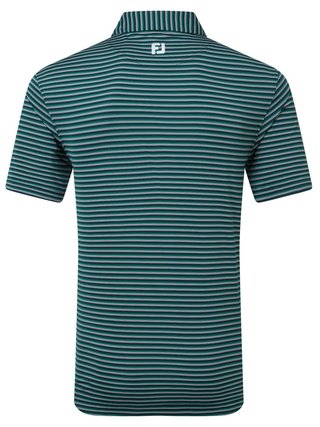 FootJoy Shadow Stripe Lisle Herren Poloshirt, dunkelblau