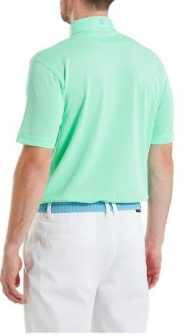 FootJoy Stretch Pique Solid Herren Poloshirt, sea glass