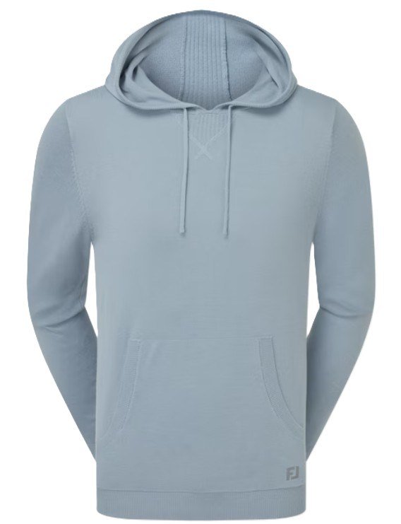 FootJoy drirelease Knit Hoodie Herren Sweatshirt, chambray