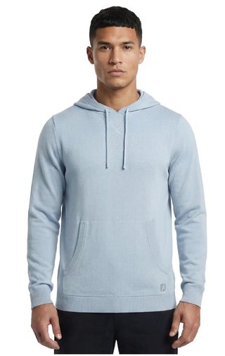 FootJoy drirelease Knit Hoodie Herren Sweatshirt, chambray