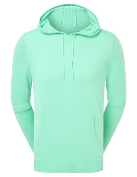 FootJoy drirelease Knit Hoodie Herren Sweatshirt, sea glass