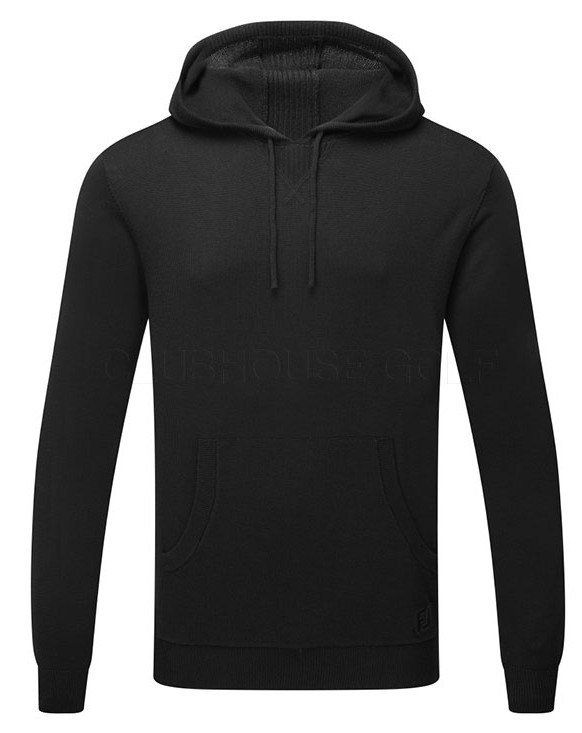 FootJoy drirelease Knit Hoodie Herren Sweatshirt, schwarz