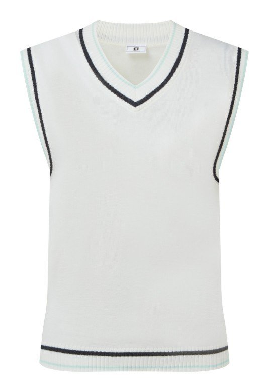 FootJoy Sweater Tank Damen Weste, weiss