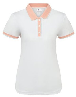 FootJoy Cap Sleeve Damen Poloshirt, weiss