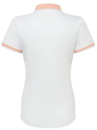 FootJoy Cap Sleeve Damen Poloshirt, weiss