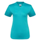 FootJoy Zip Blade Damen Poloshirt, tonal tile blue print