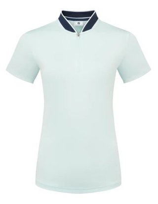 FootJoy Zip Blade Damen Poloshirt, glacial blue