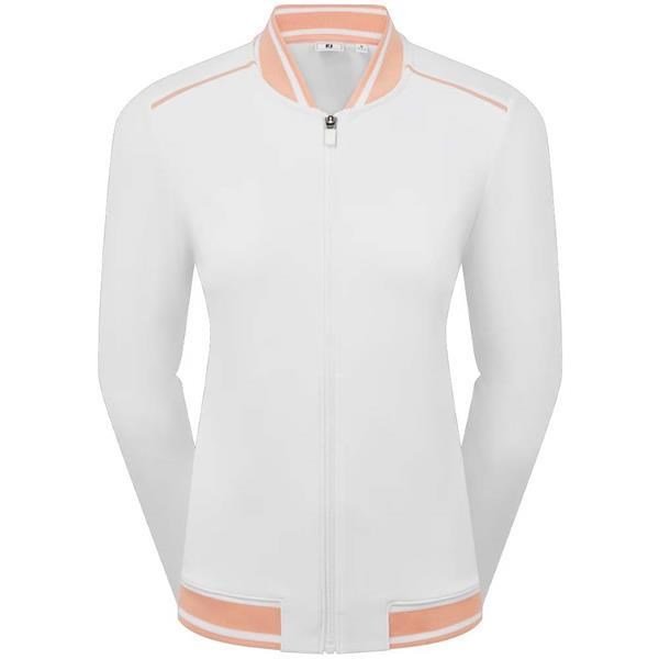 FootJoy Track Damenjacke, weiss/desert peach