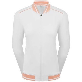 FootJoy Track Damenjacke, weiss/desert peach