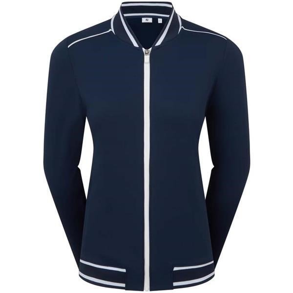 FootJoy Track Damenjacke, dunkelblau/weiss