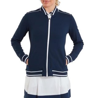 FootJoy Track Damenjacke, dunkelblau/weiss