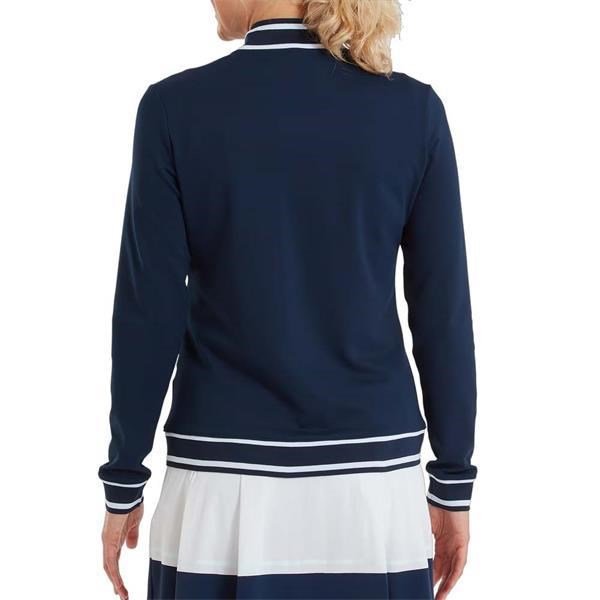 FootJoy Track Damenjacke, dunkelblau/weiss