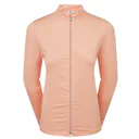FootJoy MIDLAYER FULL ZIP PRINTED Damen Sweatshirt, desert peach
