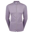 FootJoy MIDLAYER FULL ZIP PRINTED Damen Sweatshirt, dusty violet
