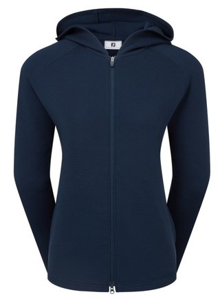 Footjoy Full-Zip Ottoman Hoodie Damen Sweatshirt, dunkelblau