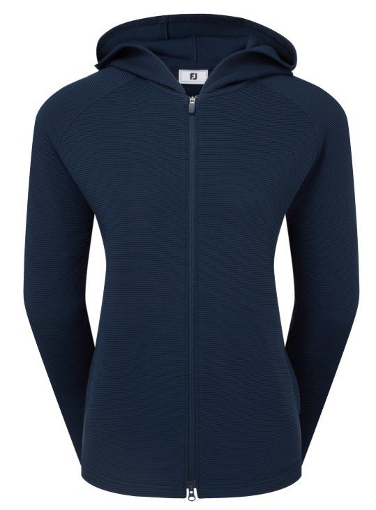 Footjoy Full-Zip Ottoman Hoodie Damen Sweatshirt, dunkelblau