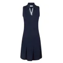 FootJoy Pleated Golfkleid, dunkelblau/weiss