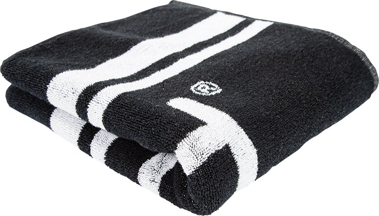 JuCad Golf Towel XXL Pro 50x100 cm Handtuch, Schwarz