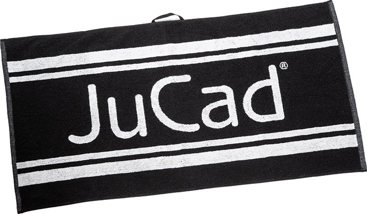 JuCad Golf Towel XXL Pro 50x100 cm Handtuch, Schwarz