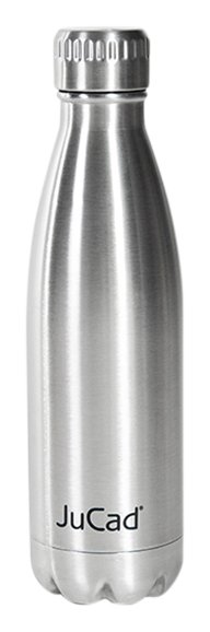 JuCad Edelstahl Isolierflasche, individualisierbar