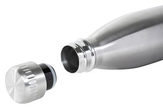 JuCad Edelstahl Isolierflasche, individualisierbar
