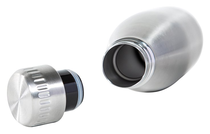 JuCad Edelstahl Isolierflasche, individualisierbar
