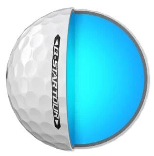 Srixon Q-Star Tour Golfbälle, gelb