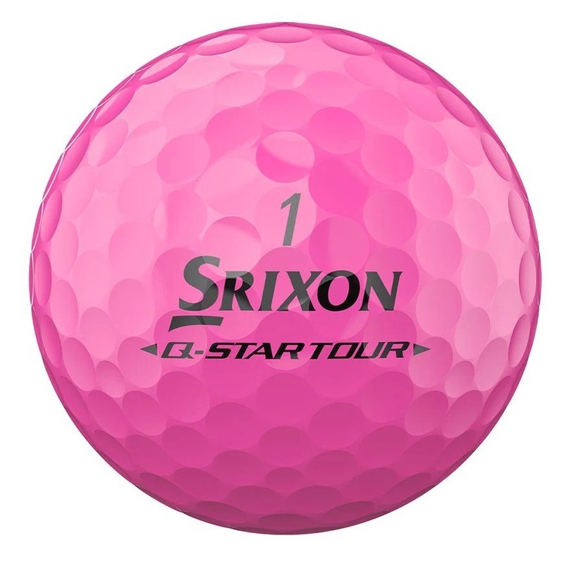Srixon Q-Star Tour Divide Golfbälle, weiss/rosa