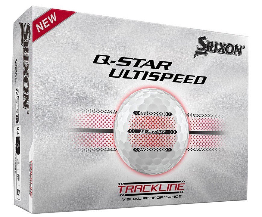 Srixon Q-Star Ultispeed Trackline Golfbälle