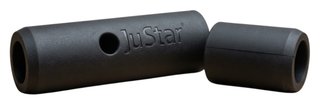 JuStar Ersatzteil gummierter Trolleygriff für elektrische Trolleys JuStar Titan Classic und JuStar Carbon Light, schwarz