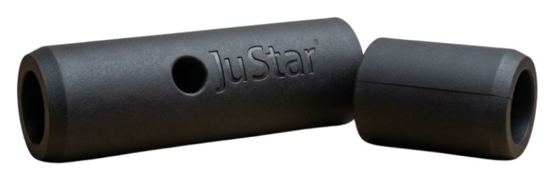 JuStar Ersatzteil gummierter Trolleygriff für elektrische Trolleys JuStar Titan Classic und JuStar Carbon Light, schwarz