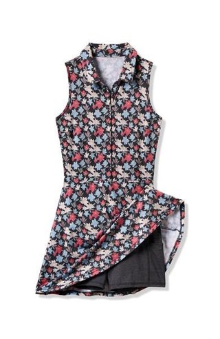 Travis Mathew Featherweight Course Time Golfkleid, black/floral