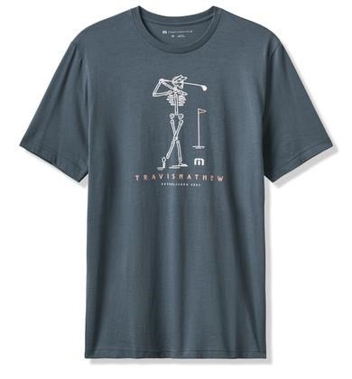 Travis Mathew Lost Swing Tee Herren T- Schirt, mood indigo/vintage indigo