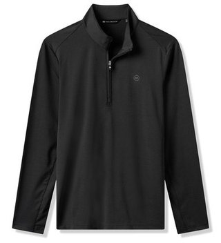 Travis Mathew Heater Pro 1/4Zip Herren Sweatshirt, schwarz