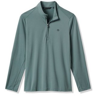 Travis Mathew Heater Pro 1/4Zip Herren Sweatshirt, balsam green