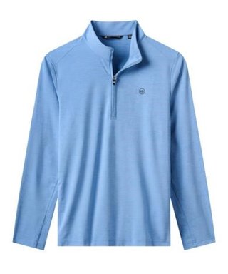 Travis Mathew Heater Pro 1/4Zip Herren Sweatshirt, pacific coast