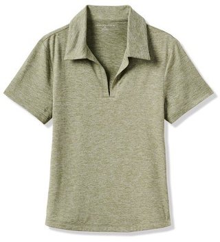 Travis Mathew Skyloft Light Damen Poloshirt, heather oil green