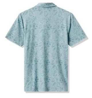 Travis Mathew Featherweight Paradise Herren Poloshirt, forget me now