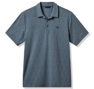 Travis Mathew Free Passage Herren Poloshirt, bering sea
