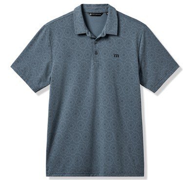 Travis Mathew Free Passage Herren Poloshirt, bering sea
