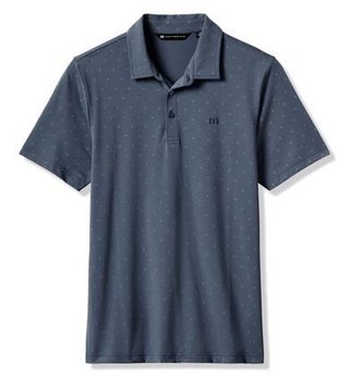 Travis Mathew Performance Jersey Wave Herren Poloshirt, bering sea