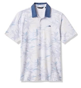 Travis Mathew Featherweight Drift Herren Poloshirt, weiss
