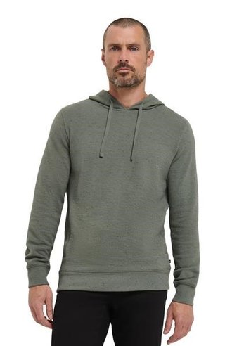 Travis Mathew Cloud Wafle Herren Sweatshirt, dark olive