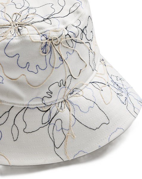 Travis Mathew Island Sol Damen Bucket Hut, weiss denim multi