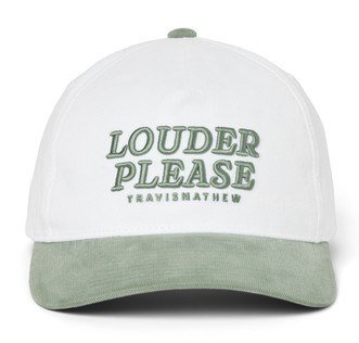 Travis Mathew Louder Please Herren Cap, weiss
