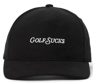 Travis Mathew Golf Sucks Herren Cap, schwarz