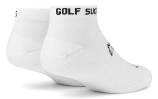 Travis Mathew Golf Sucks Ankle unisex socken, 1paar, weiss