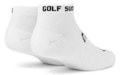 Travis Mathew Golf Sucks Ankle unisex socken, 1paar, weiss