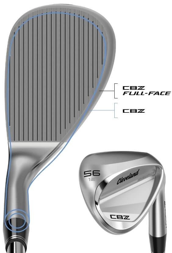Cleveland CBZ Tour Satin Full Face Herren Wedge, Graphit